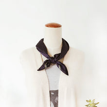 Load image into Gallery viewer, Polka Dots Silky Satin Square Head Hair Scarf