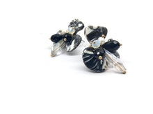 Load image into Gallery viewer, Statement Marble Flower Earrings Stud