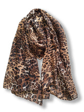 Load image into Gallery viewer, Ladies Animal Leopard Print Lightweight Scarf