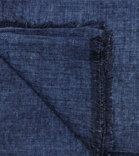 Load image into Gallery viewer, Oversize Plain Linen Blend Mustard Yellow Scarf