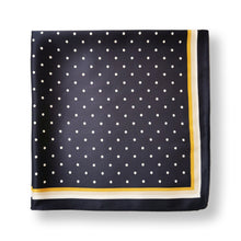 Load image into Gallery viewer, Polka Dots Silky Satin Square Head Hair Scarf