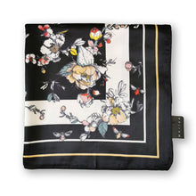 Load image into Gallery viewer, Floral Silky Satin Square Head Hair Scarf