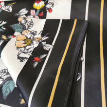 Load image into Gallery viewer, Floral Silky Satin Square Head Hair Scarf