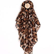 Load image into Gallery viewer, Large Leopard Print Lightweight Scarf
