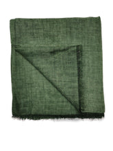 Load image into Gallery viewer, Oversize Plain Linen Blend Mustard Yellow Scarf
