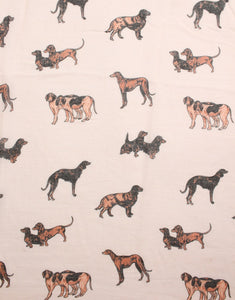 Pet Sausage Dogs Print Scarf, Dachshund/Beagle/Greyhound/Labrador Print Scarf (Multi-Colours)