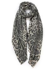 Load image into Gallery viewer, Large Premium Quality Leopard Animal Print Cashmere Pashmina Blend Fashion Warm Winter Scarf
