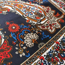 Load image into Gallery viewer, Persian Paisley Damask Baroque Silky Satin Square Head Hair Scarf - 60x60cm
